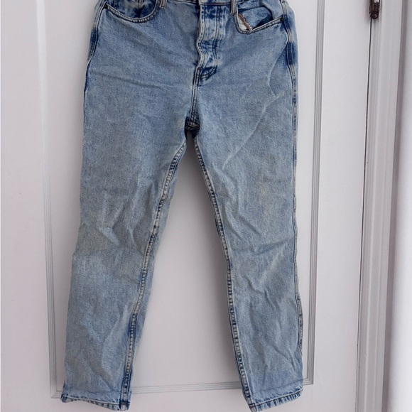 Sezane stonewashed Blue Denim Jeans - Picture 2 of 8